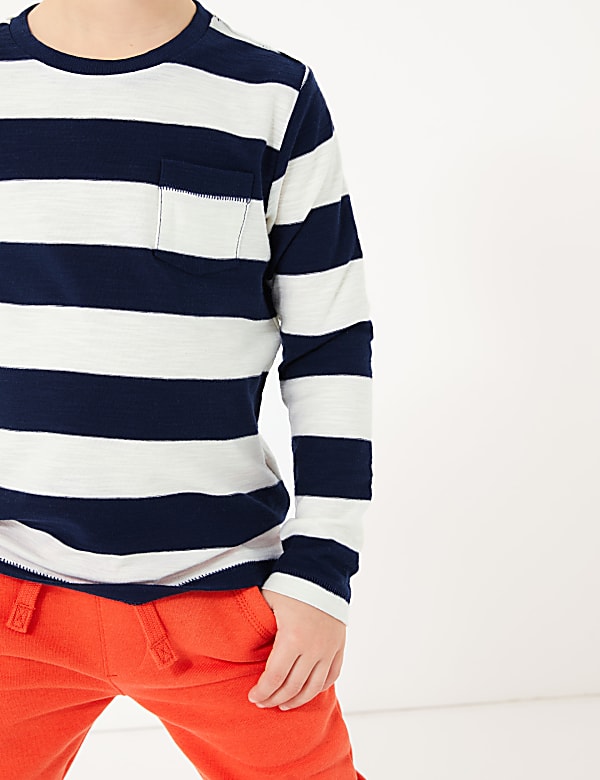 Cotton Striped Top (2-7 Yrs)