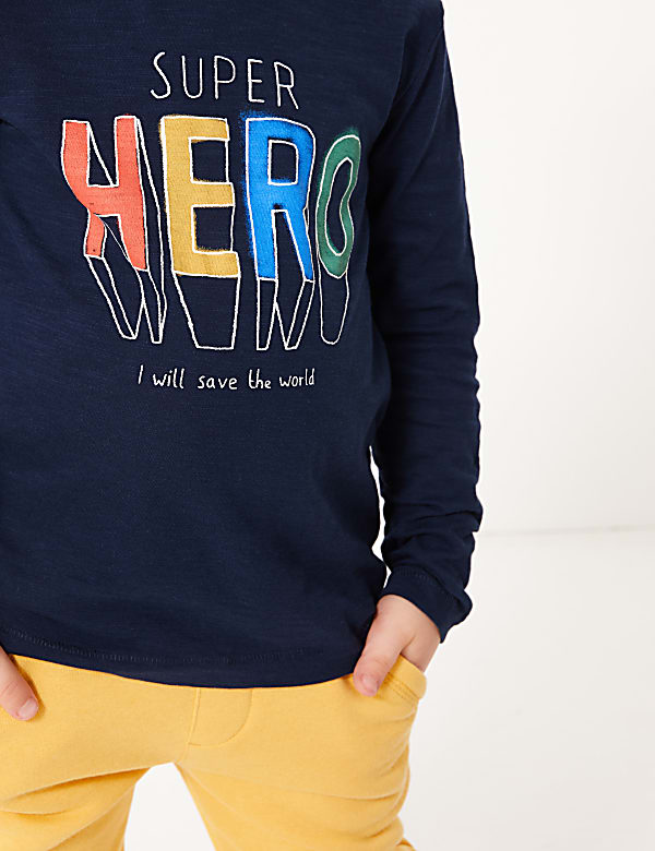 Pure Cotton Super Hero Top (2-7 Yrs)