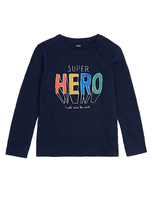 Pure Cotton Super Hero Top (2-7 Yrs)