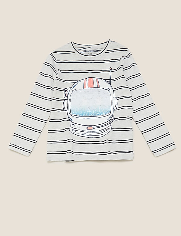 Cotton Reversible Sequin Alien Top (2-7 Yrs)