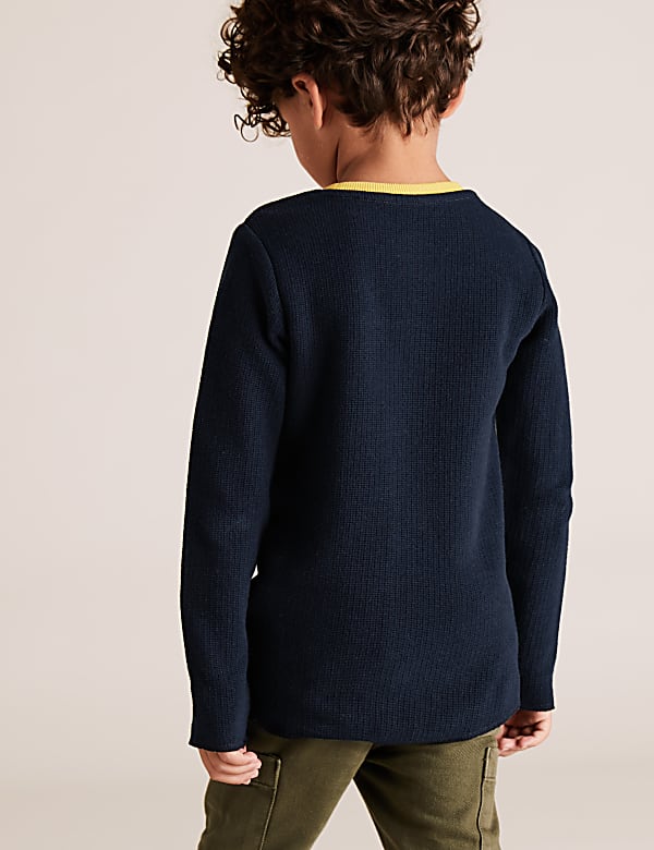 Pure Cotton Embroidered Stag Top (2-7 Yrs)