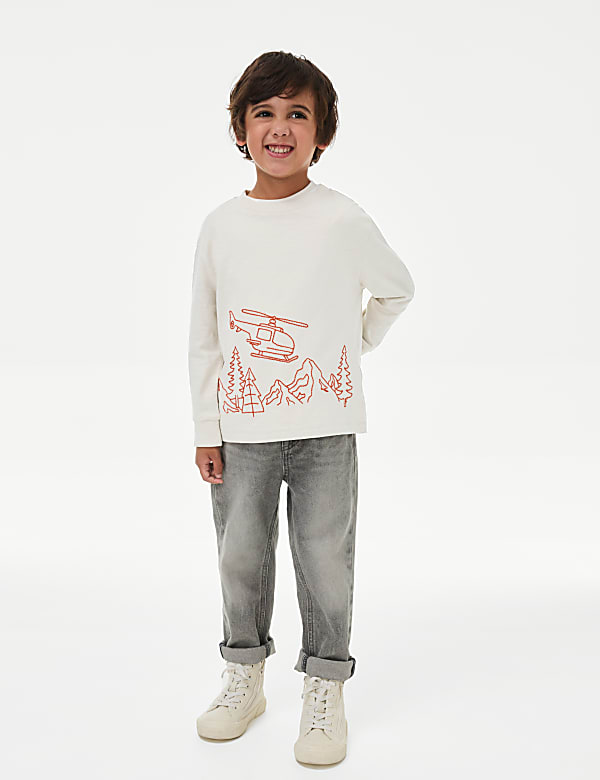 Pure Cotton Helicopter Top (2-8 Yrs) - ID