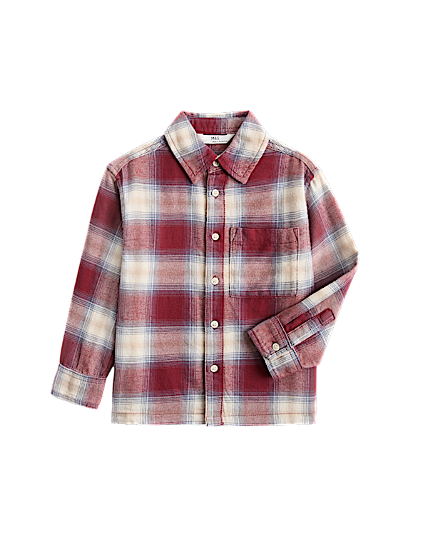 Pure Cotton Checked Shirt