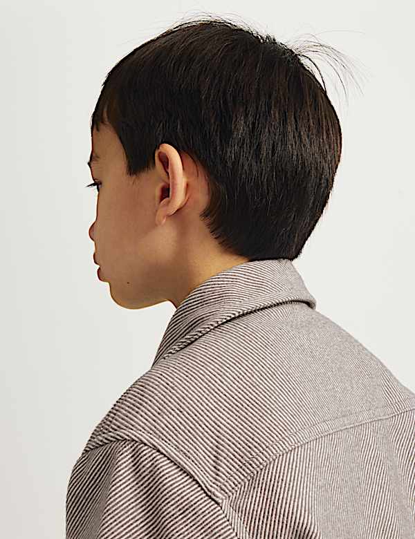 Pure Cotton Brushed Striped Shirt (2-8 Yrs) - CH