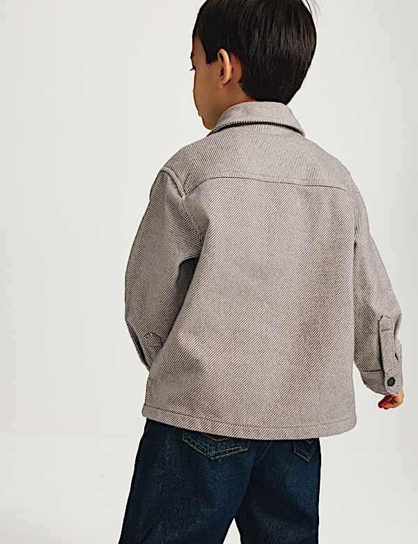 Pure Cotton Brushed Striped Shirt (2-8 Yrs) - CH