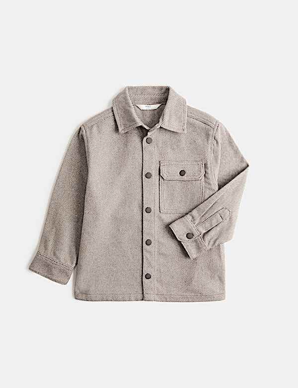 Pure Cotton Brushed Striped Shirt (2-8 Yrs) - CH