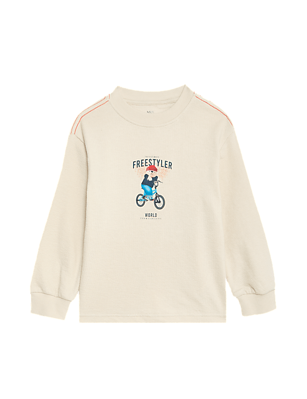 Pure Cotton Spencer Bear™ Top (2-8 Yrs)