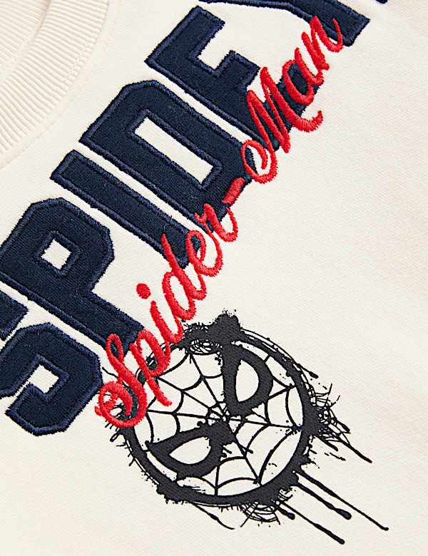 Cotton Rich Spider-Man&trade; Sweatshirt (2-8 Yrs)