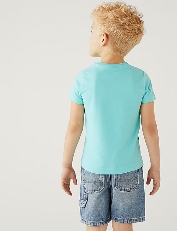 3pk Pure Cotton Dinosaur T-Shirts