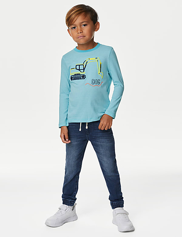 3pk Pure Cotton Truck Tops (2-8 Yrs) - US