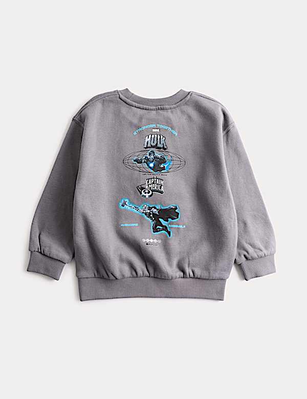 Cotton Rich Avengers&trade; Sweatshirt (2-8 Yrs)