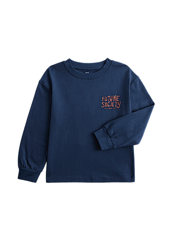 Pure Cotton Band Graphic Top (2-8 Yrs)