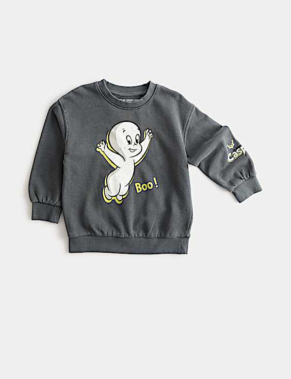 Cotton Rich Casper Sweatshirt (2-8 Yrs) - ES