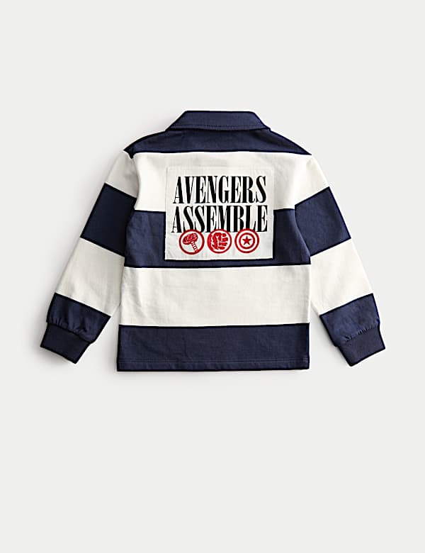 Pure Cotton Avengers™ Rugby Top (2-8 Yrs) - TW