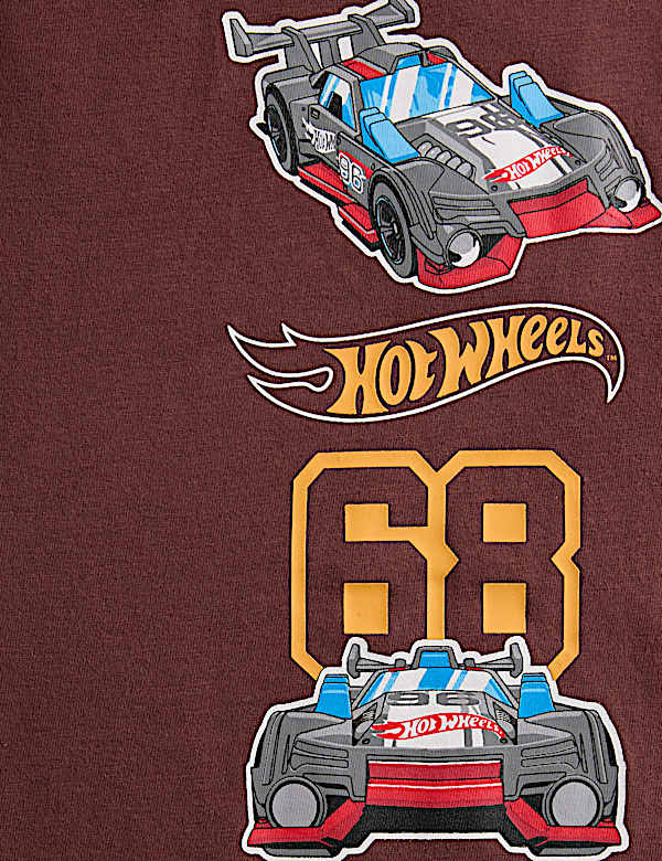 2pk Pure Cotton Hot Wheels™ Long Sleeve Tops (2-8 Yrs) - RO