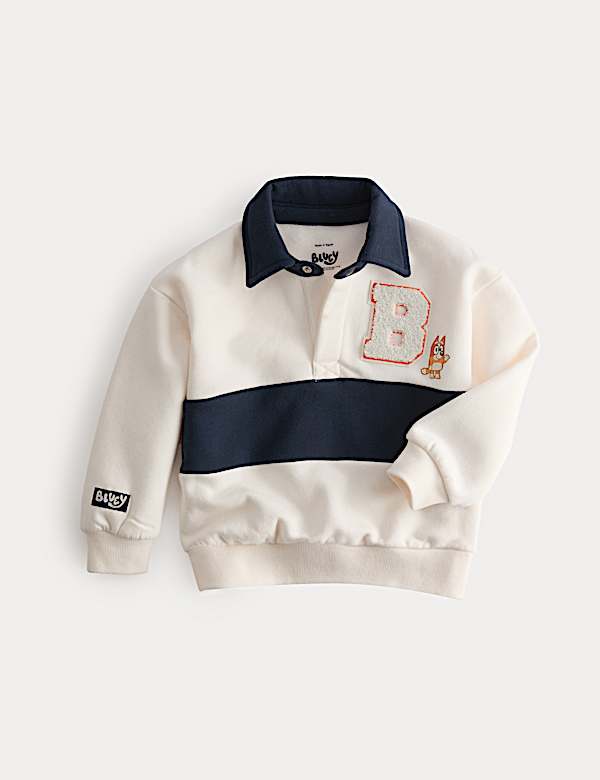 Cotton Rich Bluey™ Rugby Shirt (2-8 Yrs) - IS