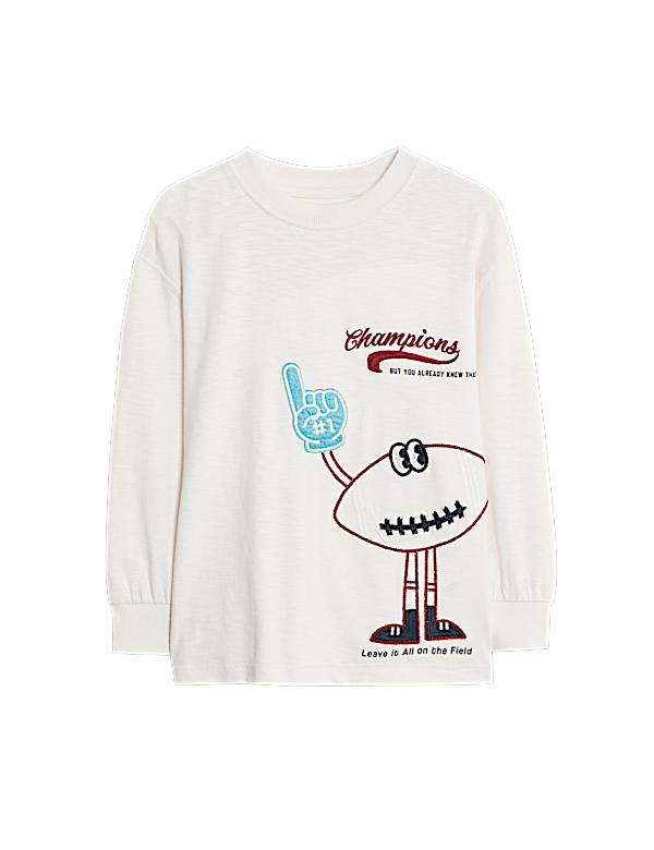 Cotton Rich Graphic Top (2-8 Yrs)