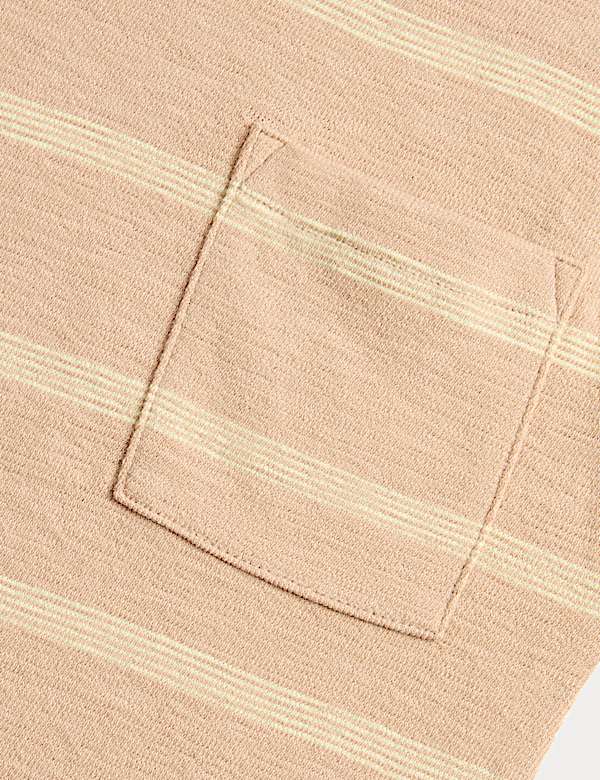 2 Pack Pure Cotton Textured T-Shirts (2-8 Yrs)