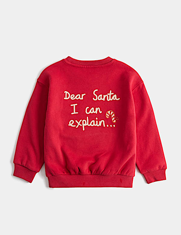 Cotton Rich Christmas Sweatshirt (2-8 Yrs)