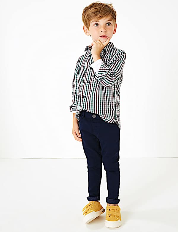 Regular Fit Coloured Denim Jeans (3 Months - 7 Years)