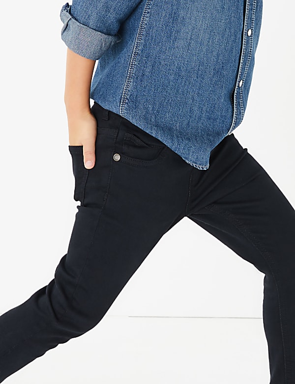 Regular Fit Cotton Stretch Jeans (3 Months - 7 Years)