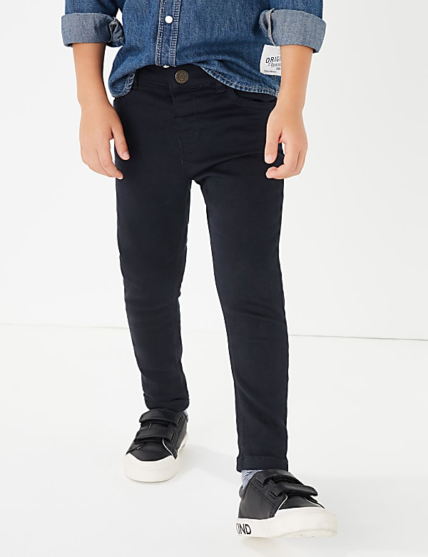 Regular Fit Cotton Stretch Jeans (3 Months - 7 Years)