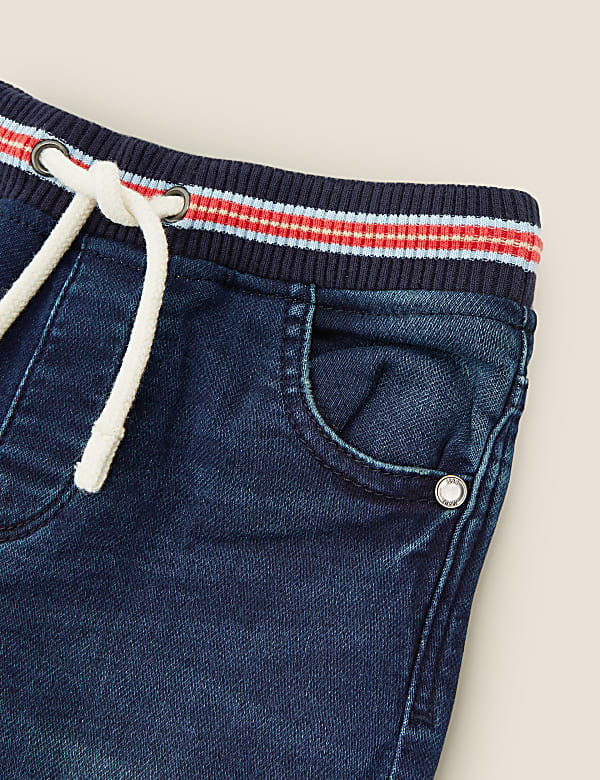 Regular Cotton Rich Comfort Waist Rainbow Jeans (2-7 Yrs)