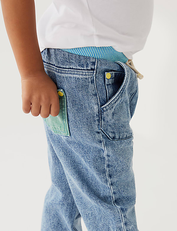 Regular Pure Cotton Jeans