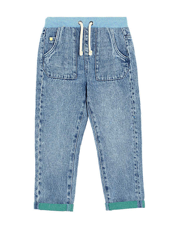 Regular Pure Cotton Jeans
