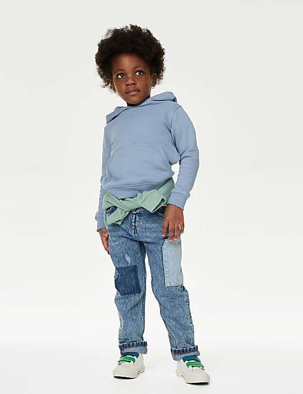 Denim Patch Jeans (2-8 Yrs) - RS
