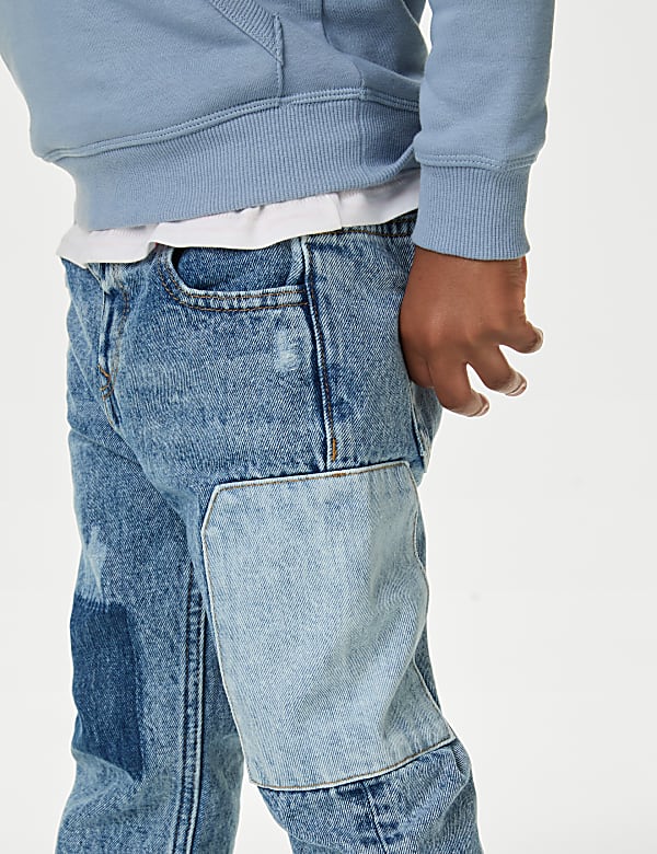 Denim Patch Jeans (2-8 Yrs)