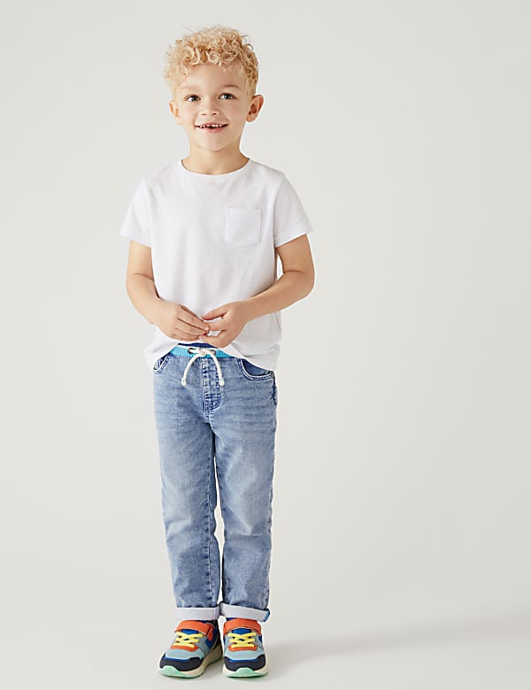 Regular Denim Rainbow Jeans (2-7 Yrs)