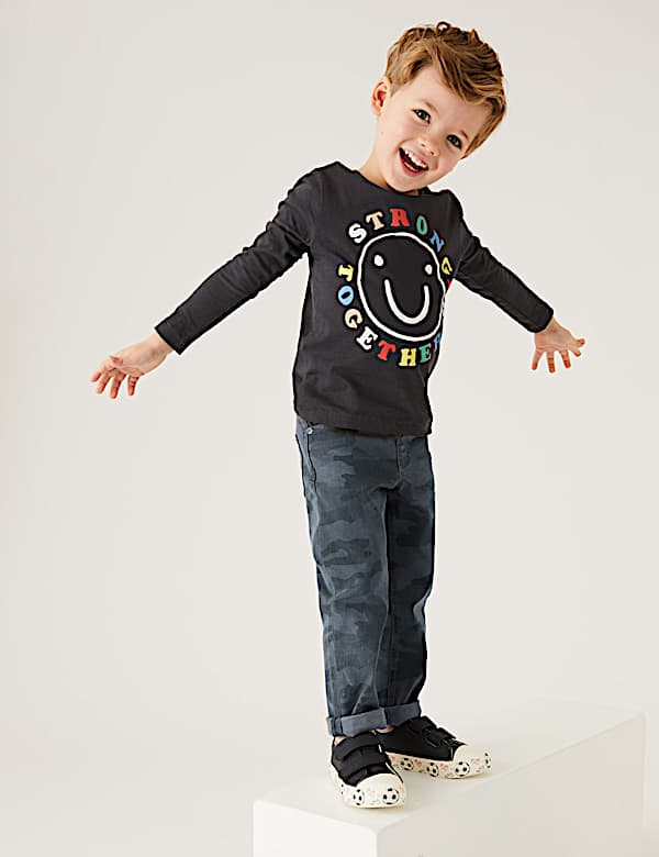 Regular Cotton Rich Camouflage Jeans (2-7 Yrs)