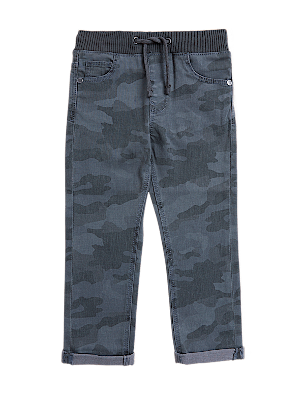 Regular Cotton Rich Camouflage Jeans (2-7 Yrs)