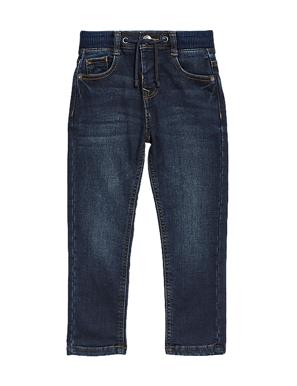 Regular Cotton Rich Elasticated Waist Jeans (2-8 Yrs)