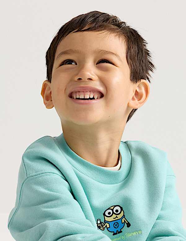 Cotton Rich Minions&trade; Graphic Sweatshirt (2-8 Yrs) - PT