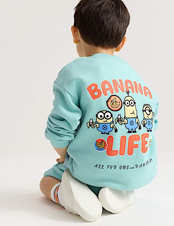 Cotton Rich Minions&trade; Graphic Sweatshirt (2-8 Yrs) - PT