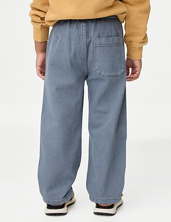 Coloured Denim Drawstring Waist Jeans (2-8 Yrs) - JP