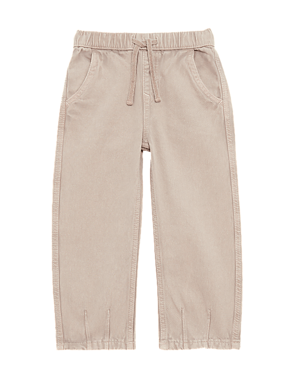 Coloured Denim Drawstring Waist Jeans (2-8 Yrs)