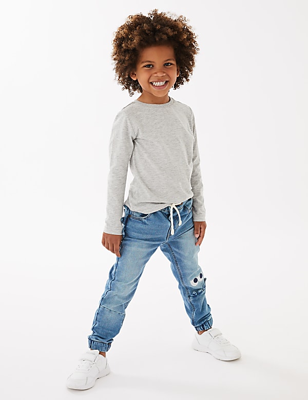 Regular Cotton Rich Monster Jeans (2-7 Yrs)