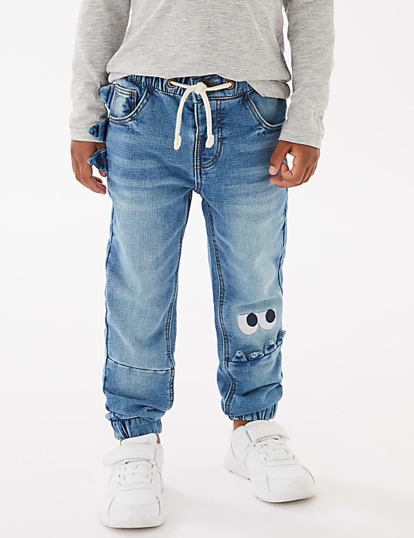Regular Cotton Rich Monster Jeans (2-7 Yrs)