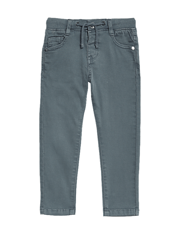 Skinny Cotton Rich Elasticated Waist Jeans (2-8 Yrs)