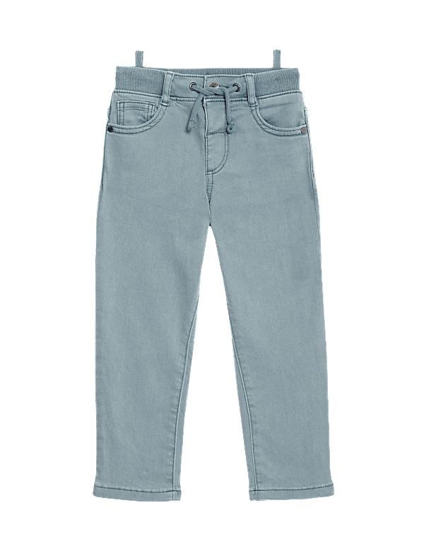 Skinny Cotton Rich Elasticated Waist Jeans (2-8 Yrs)