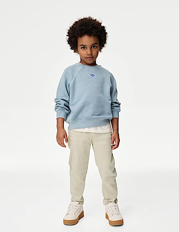 Skinny Cotton Rich Elasticated Waist Jeans (2-8 Yrs) - IL