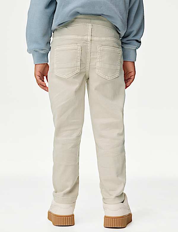 Skinny Cotton Rich Elasticated Waist Jeans (2-8 Yrs) - AL