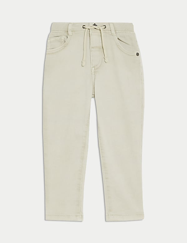 Skinny Cotton Rich Elasticated Waist Jeans (2-8 Yrs) - AL