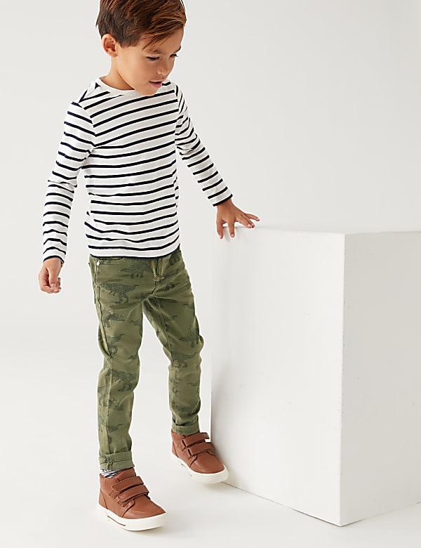 Skinny Cotton Rich Dinosaur Jeans
