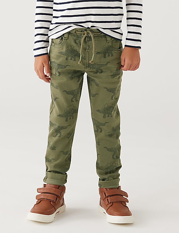 Skinny Cotton Rich Dinosaur Jeans