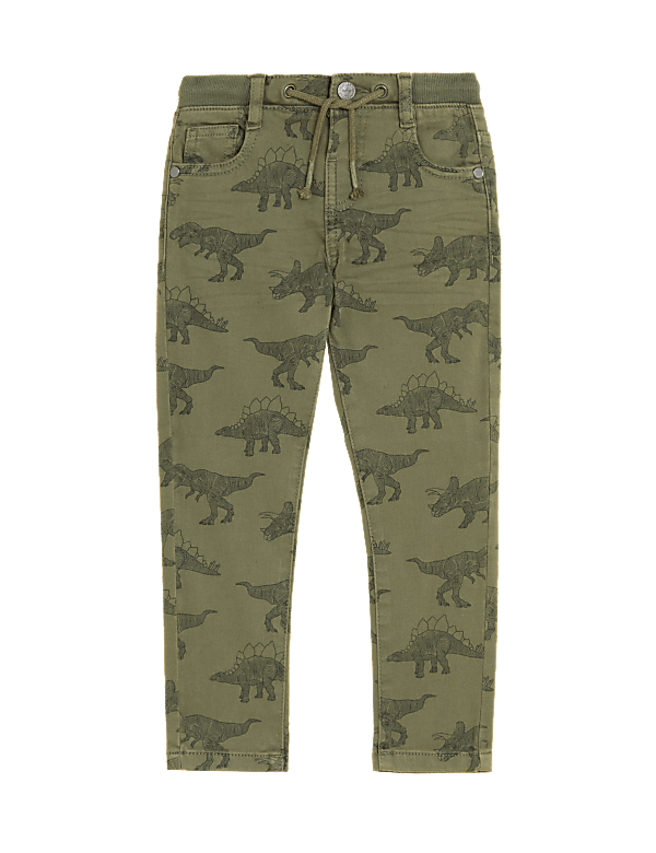 Skinny Cotton Rich Dinosaur Jeans