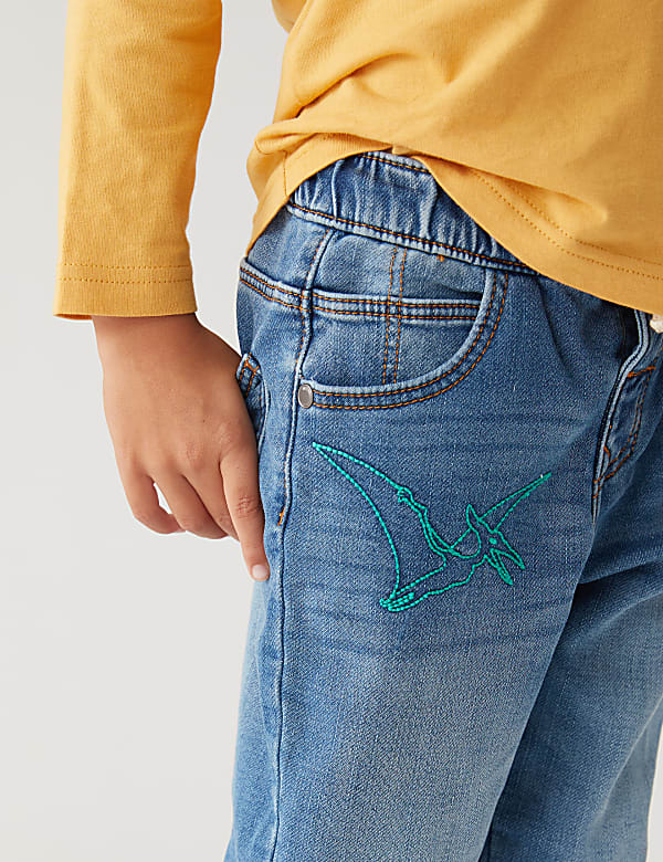 Cotton Rich Dinosaur Jogger Jeans